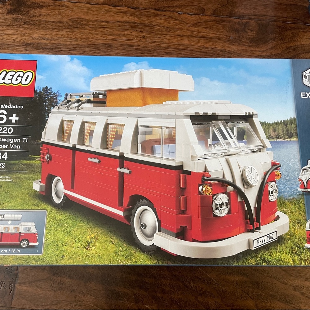 LEGO Red and White Camper Van Set
